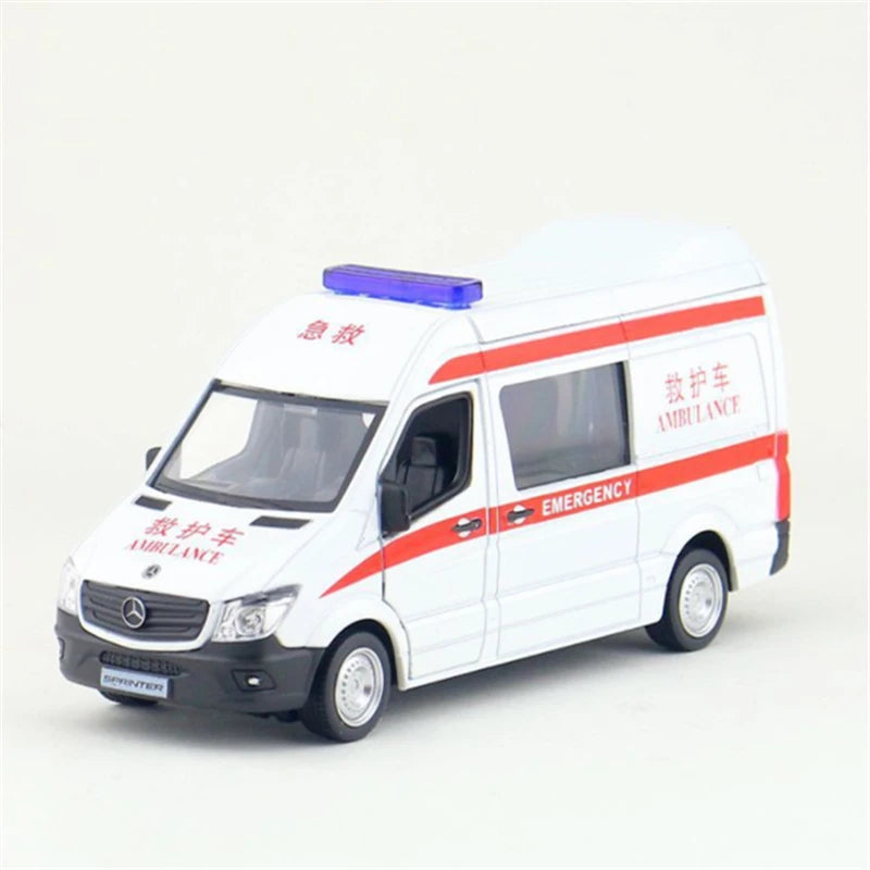 1:36 Sprinter MPV Alloy Truck Car Model Diecast Metal Dump Bus Commercial Car Vehicles Model Simulation Collection Kids Toy Gift