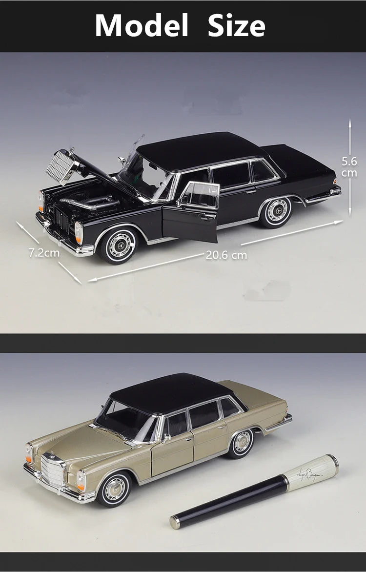 MERCEDES BENZ 600 - Coche de aleación 1:24