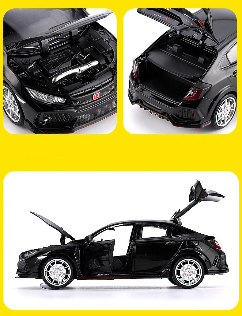 HONDA CIVIC TYPE R - Coche de aleación 1:24