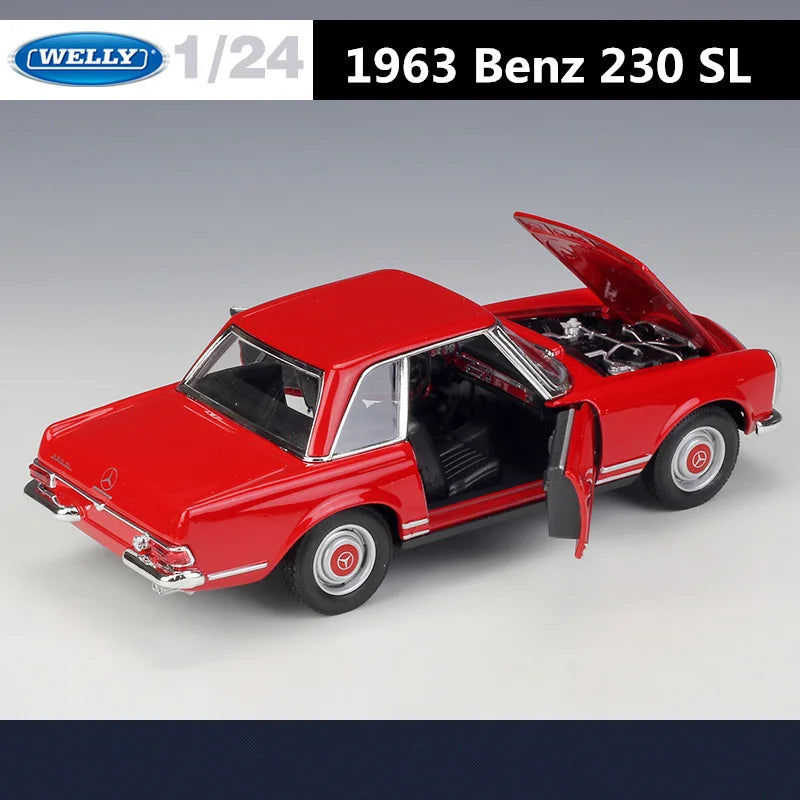 MERCEDES BENZ 230SL - Coche de aleación 1:24