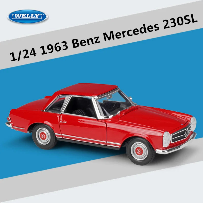 MERCEDES BENZ 230SL - Coche de aleación 1:24