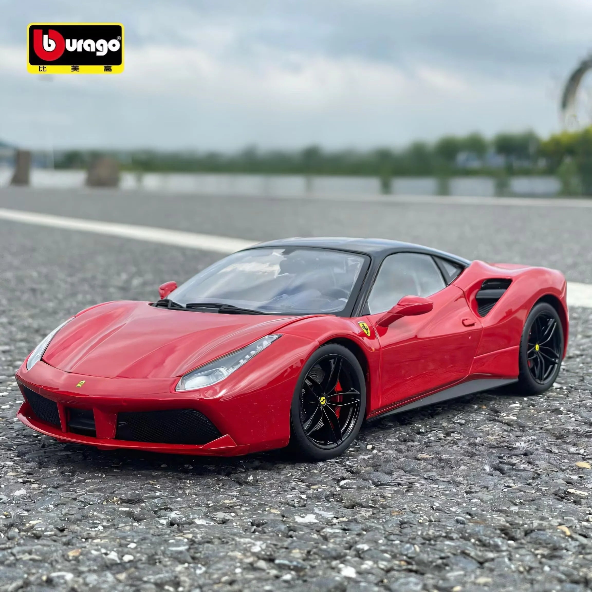 FERRARI 488 GTB - Coche de aleación 1:24