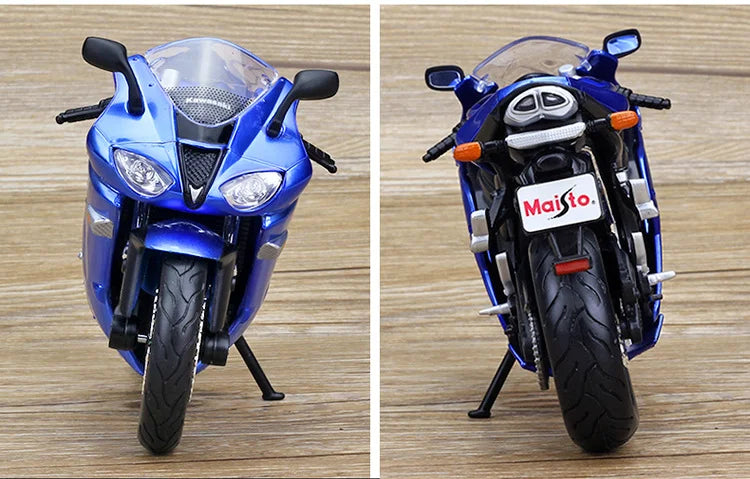 KAWASAKI NINJA ZX6R - Moto de aleación 1:12