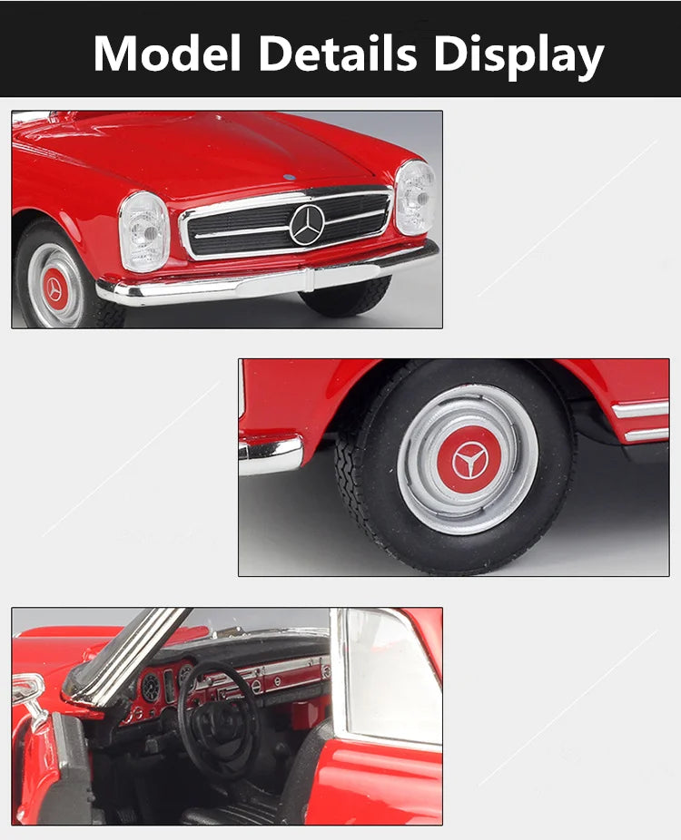 MERCEDES BENZ 230SL - Coche de aleación 1:24