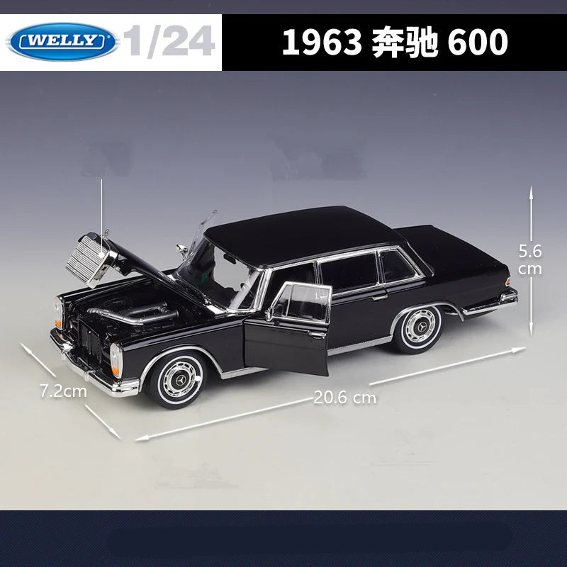 MERCEDES BENZ 600 - Coche de aleación 1:24