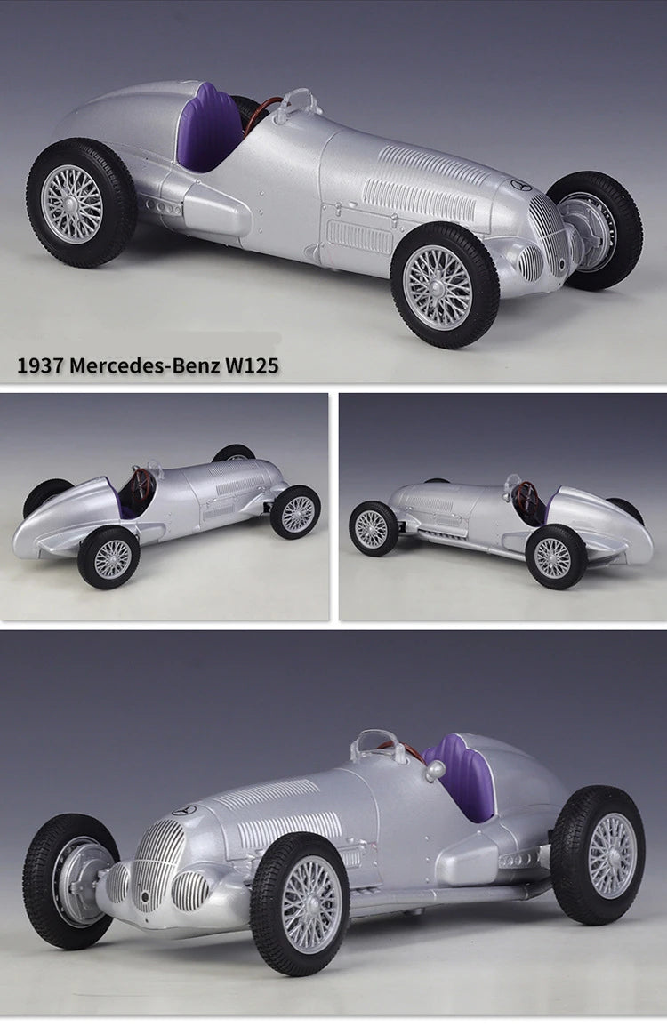 MERCEDES BENZ W125 - Coche de aleación 1:24