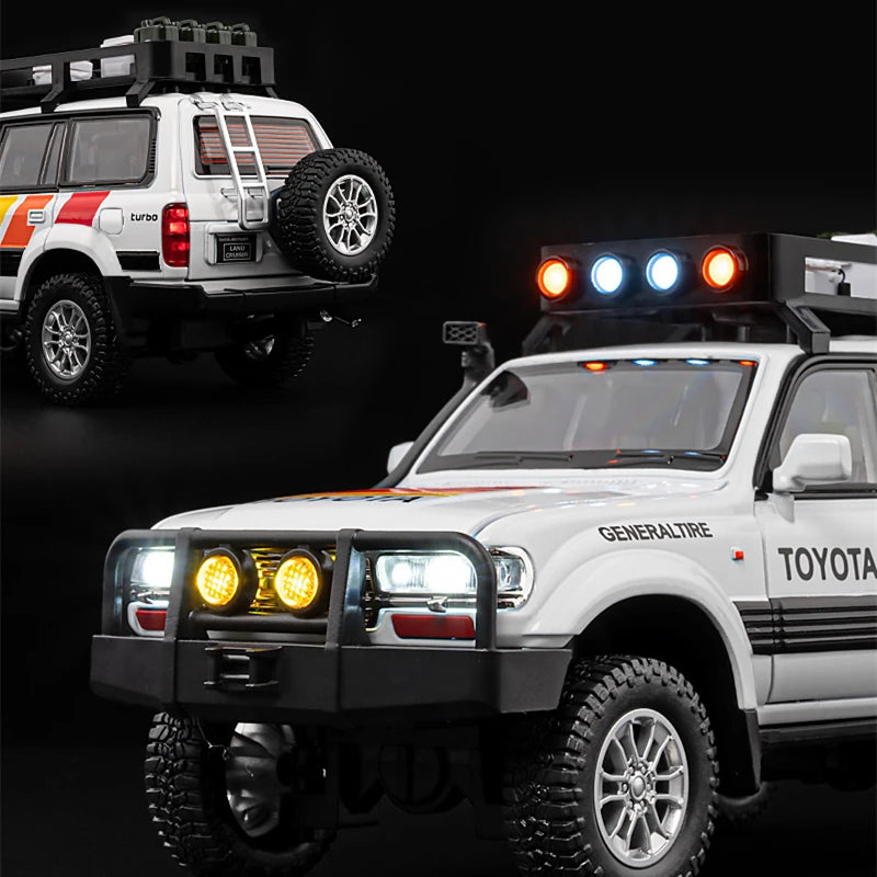 TOYOTA LAND CRUISER LC80 - COCHE DE ALEACIÓN 1:24