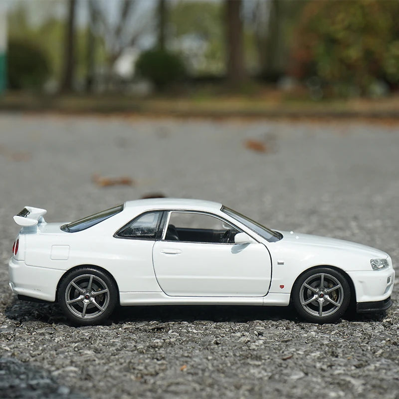 NISSAN SKYLINE GTR R34 - COCHE DE ALEACIÓN 1:24