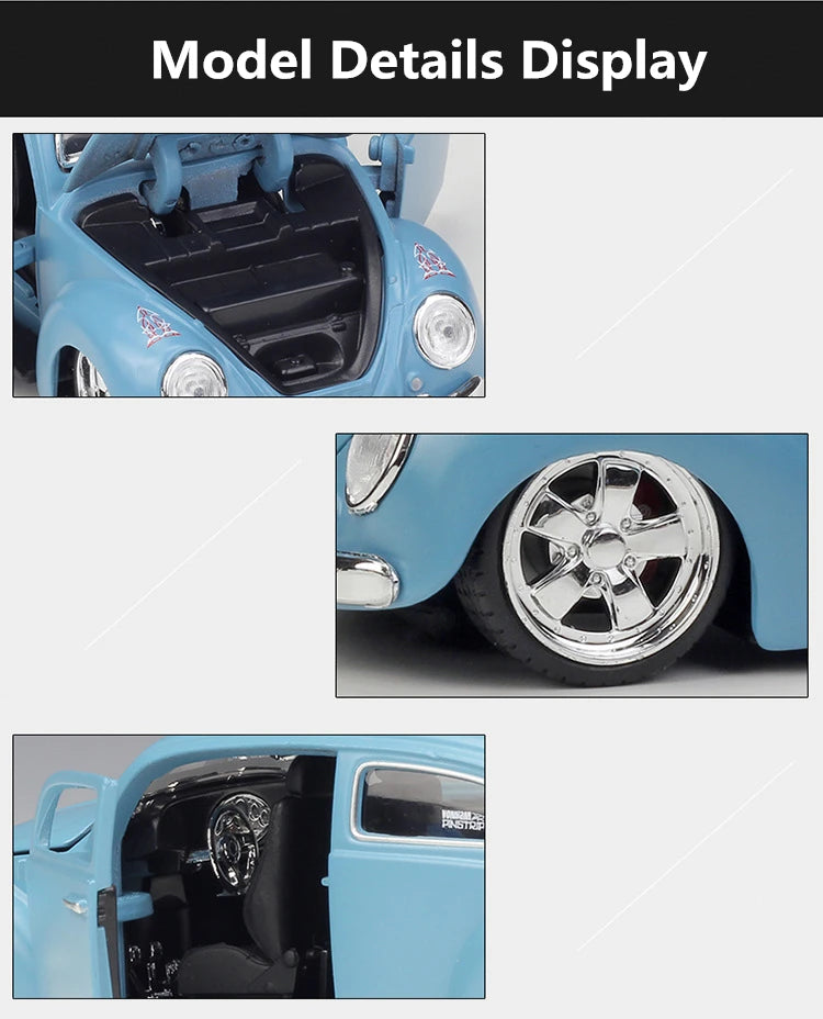 VOLKSWAGEN BEETLE - Coche de aleación 1:24