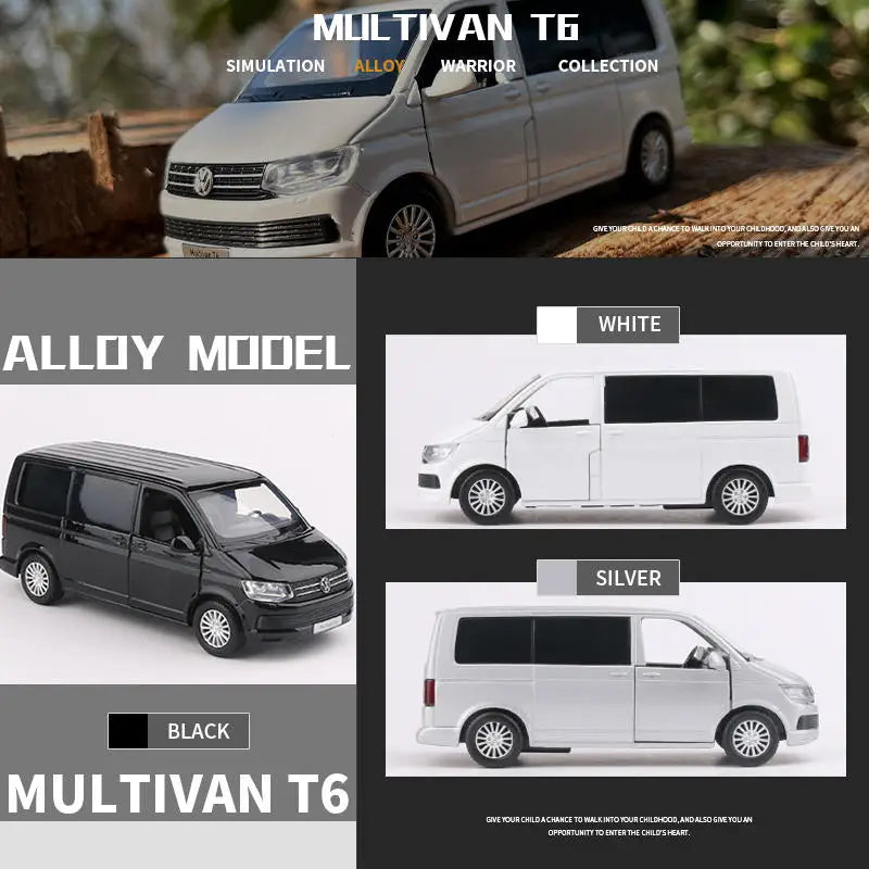 VOLKSWAGEN MULTIVAN T6 - Coche de aleación 1:36