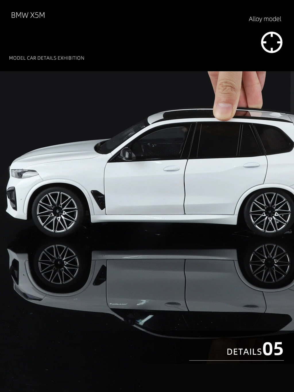 BMW X5M F95 - Coche de aleación 1:18