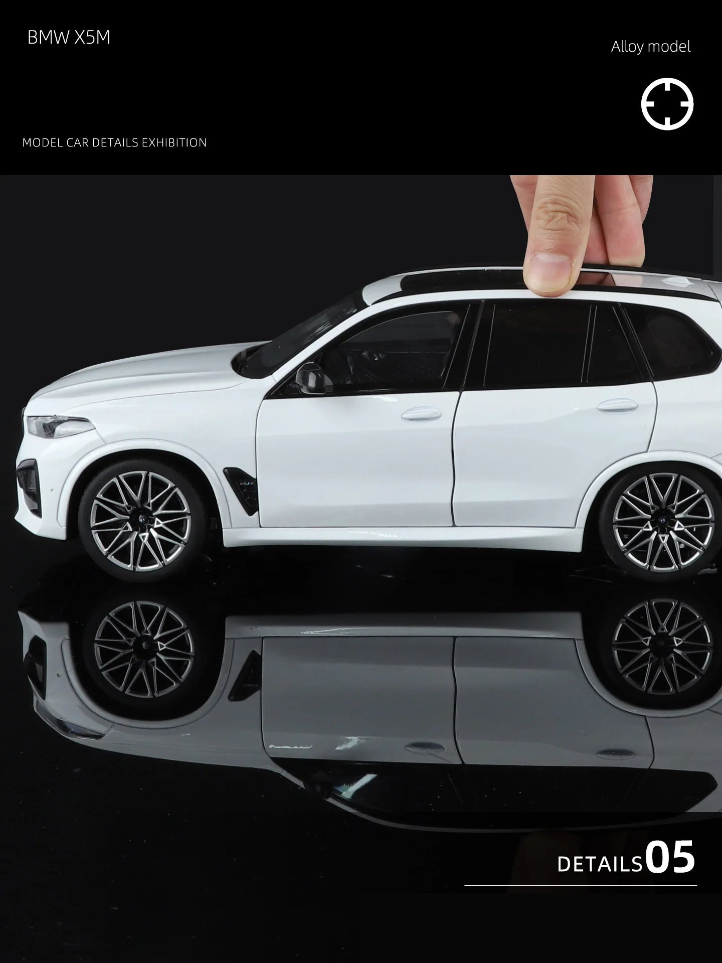 BMW X5M F95 - Coche de aleación 1:18