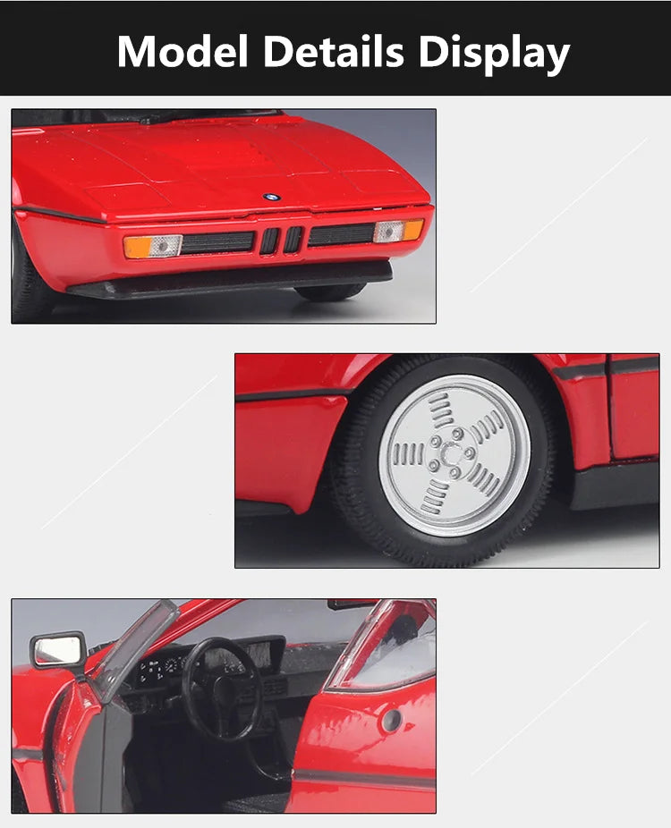 BMW M1 - Coche de aleación 1:24