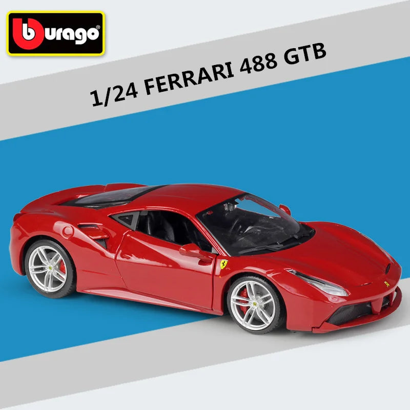 FERRARI 488 GTB - Coche de aleación 1:24