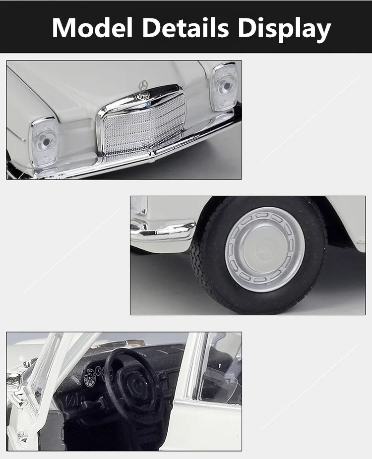 MERCEDES BENZ 220 - Coche de aleación 1:24