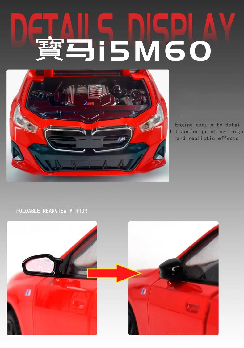 BMW i5 M60 G60 - Coche de aleación 1:24