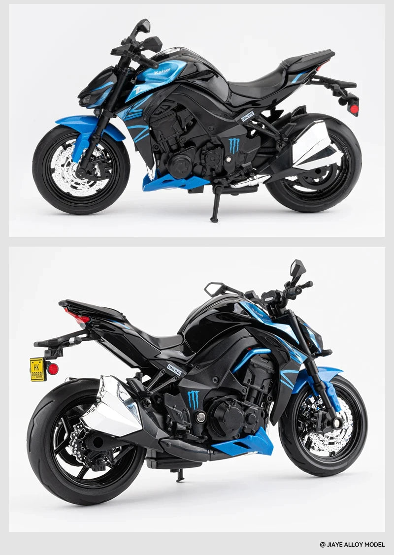 KAWASAKI NINJA Z1000 - Moto de aleación 1:12