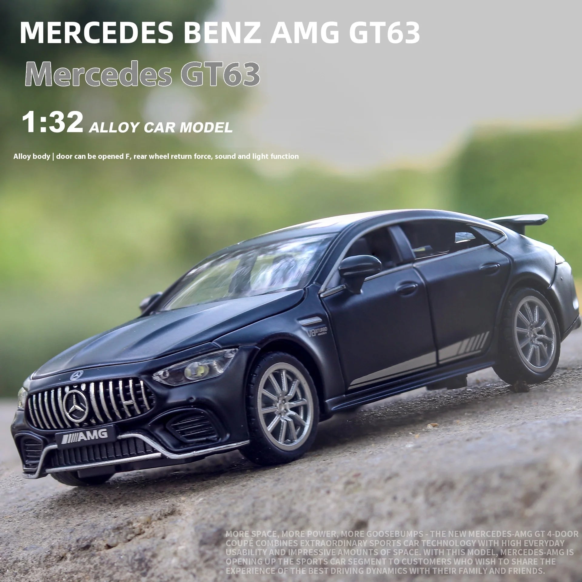 MERCEDES BENZ AMG GT63 - Coche de aleación 1:32