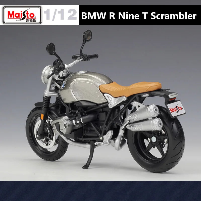 BMW R NINE T SCRAMBLER- Moto de aleación 1:12