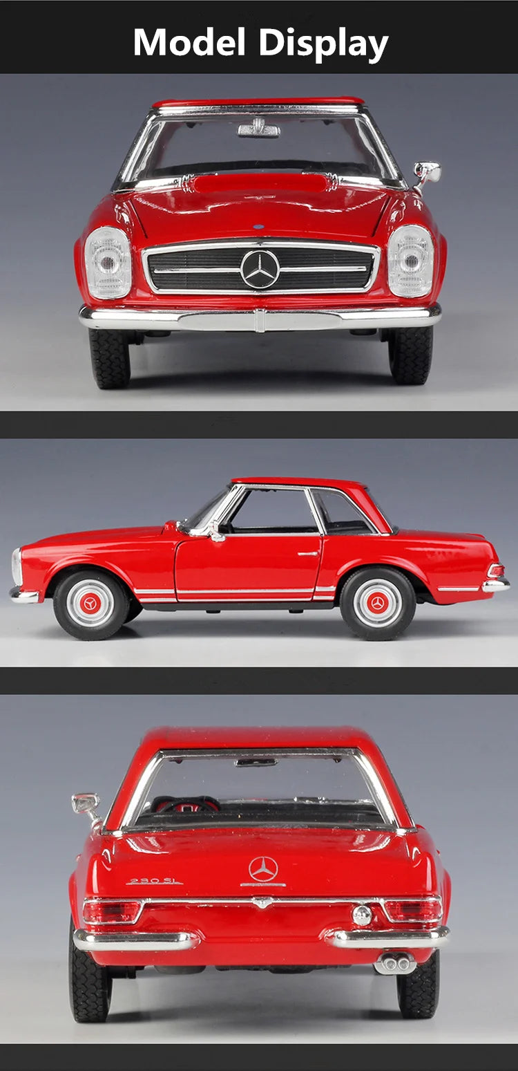 MERCEDES BENZ 230SL - Coche de aleación 1:24