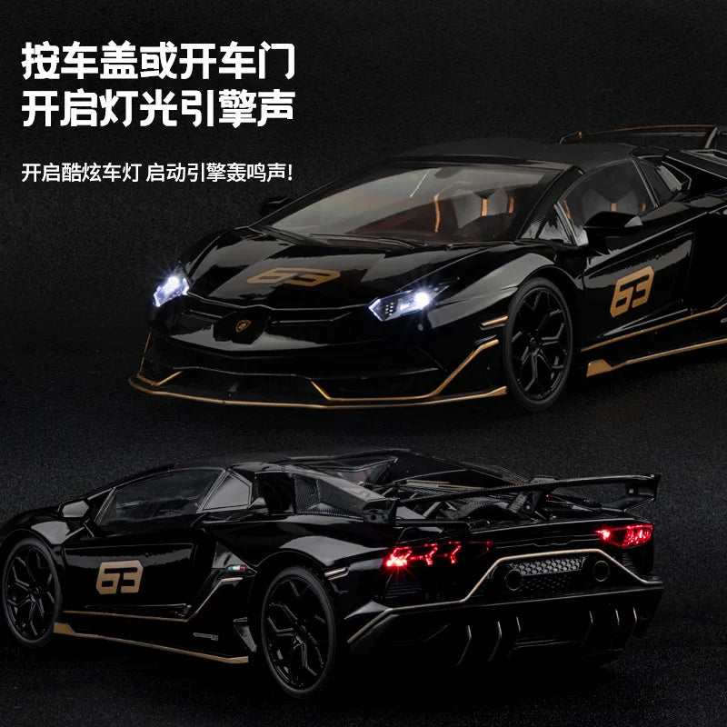 LAMBORGHINI AVENTADOR SVJ63 - Coche de aleación 1:18