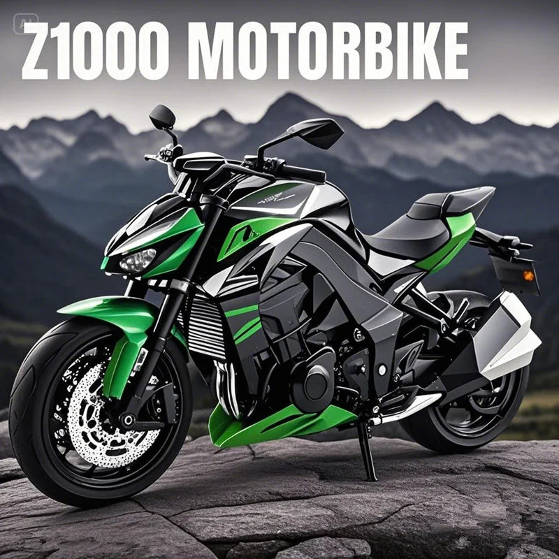 KAWASAKI NINJA Z1000 - Moto de aleación 1:12