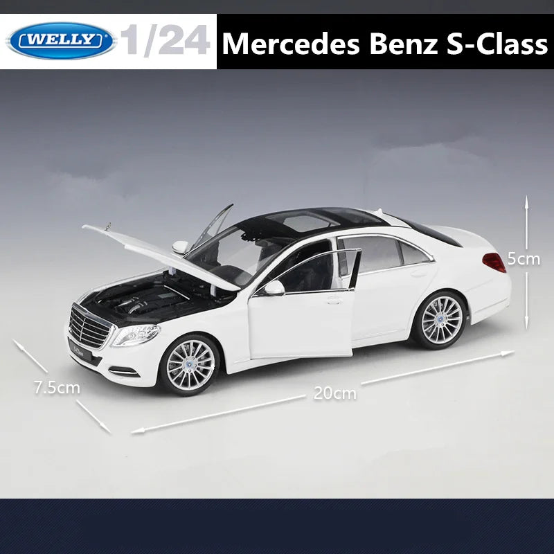 MERCEDES BENZ CLASE S500 - Coche de aleación 1:24