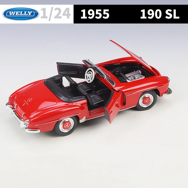 MERCEDES BENZ 190SL - Coche de aleación 1:24