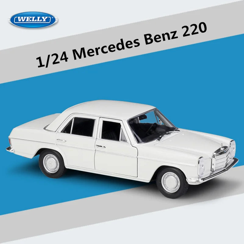 MERCEDES BENZ 220 - Coche de aleación 1:24