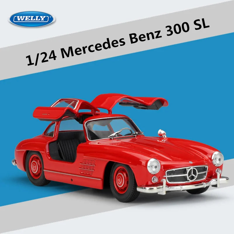 MERCEDES BENZ 300SL - Coche de aleación 1:24