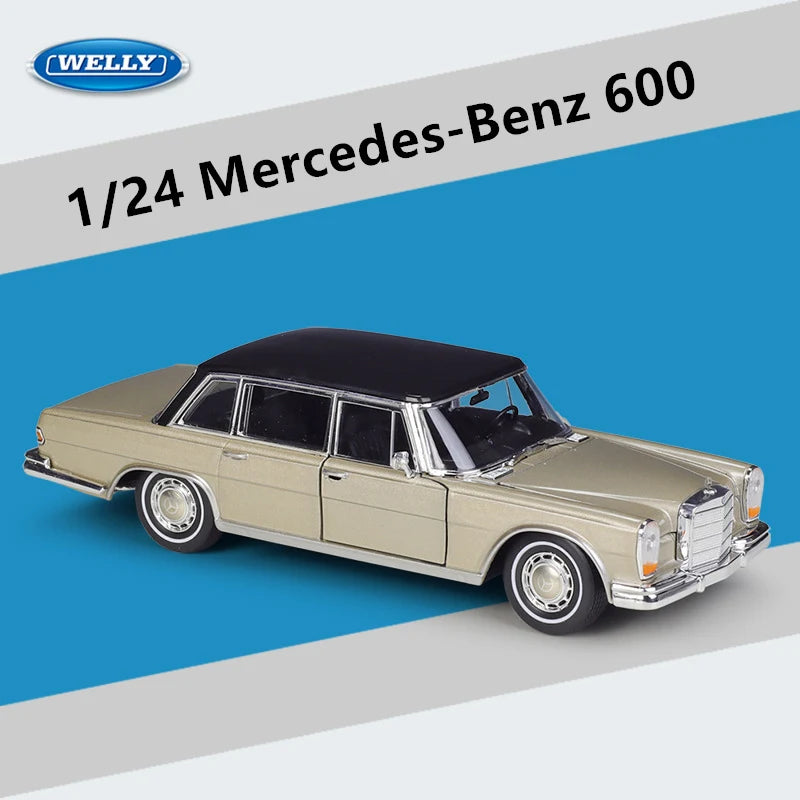 MERCEDES BENZ 600 - Coche de aleación 1:24
