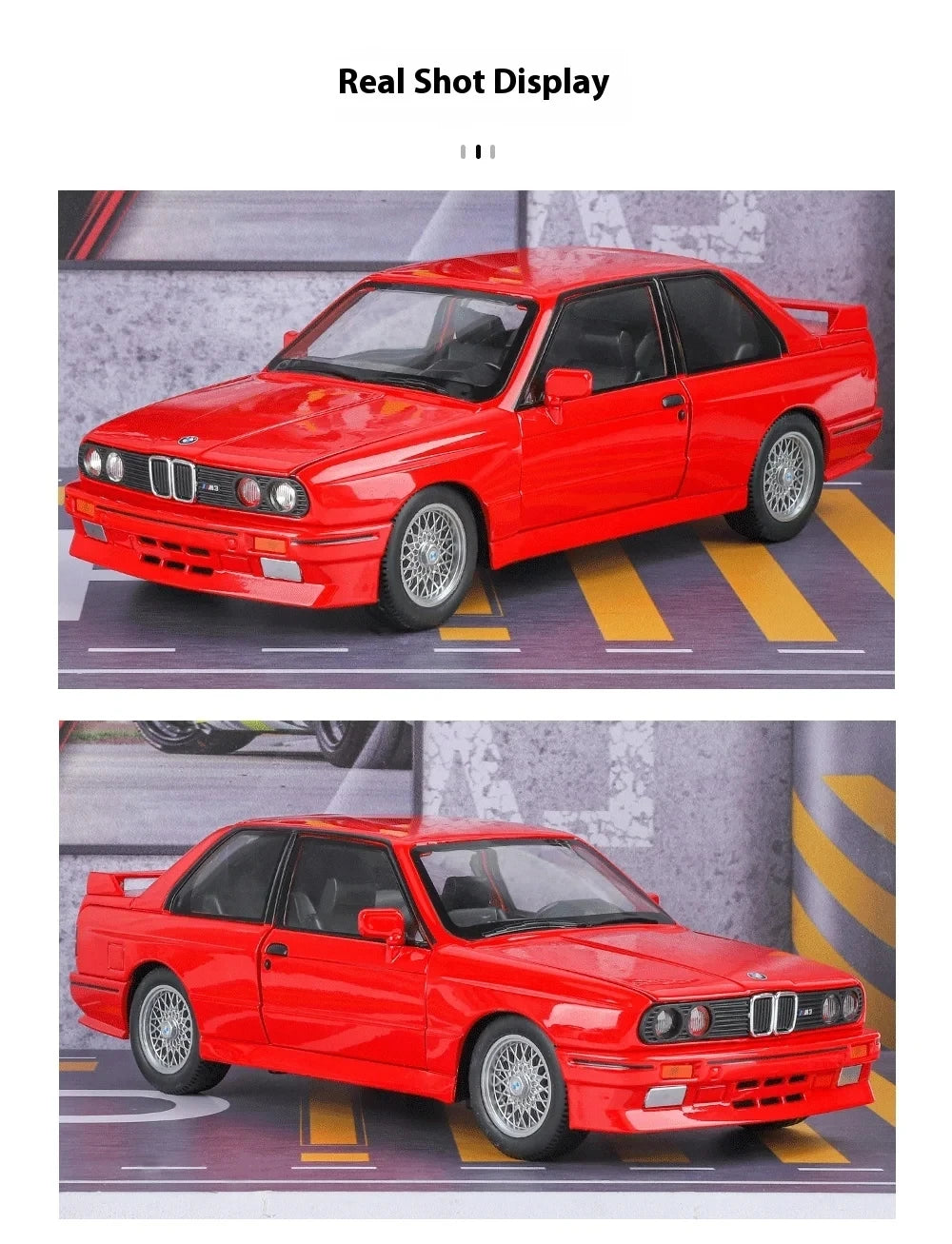 BMW M3 E30 - Coche de aleación 1:24