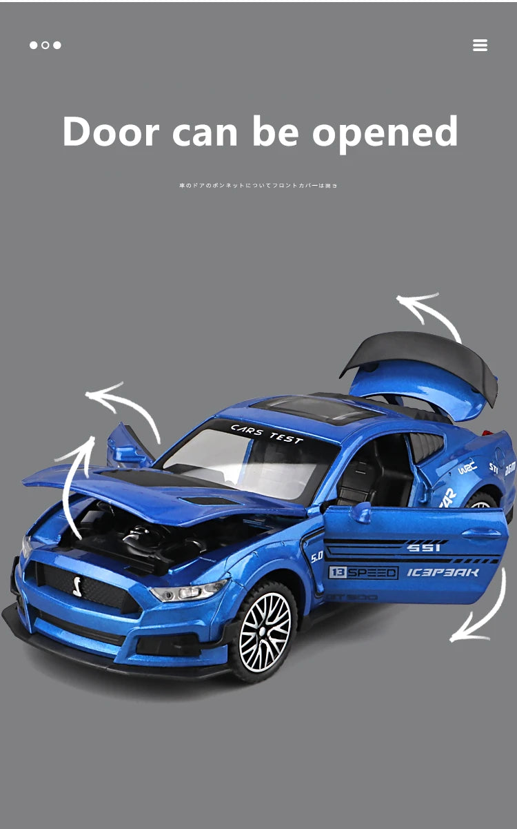 FORD MUSTANG SHELBY GT500 - Coche de aleación 1:32