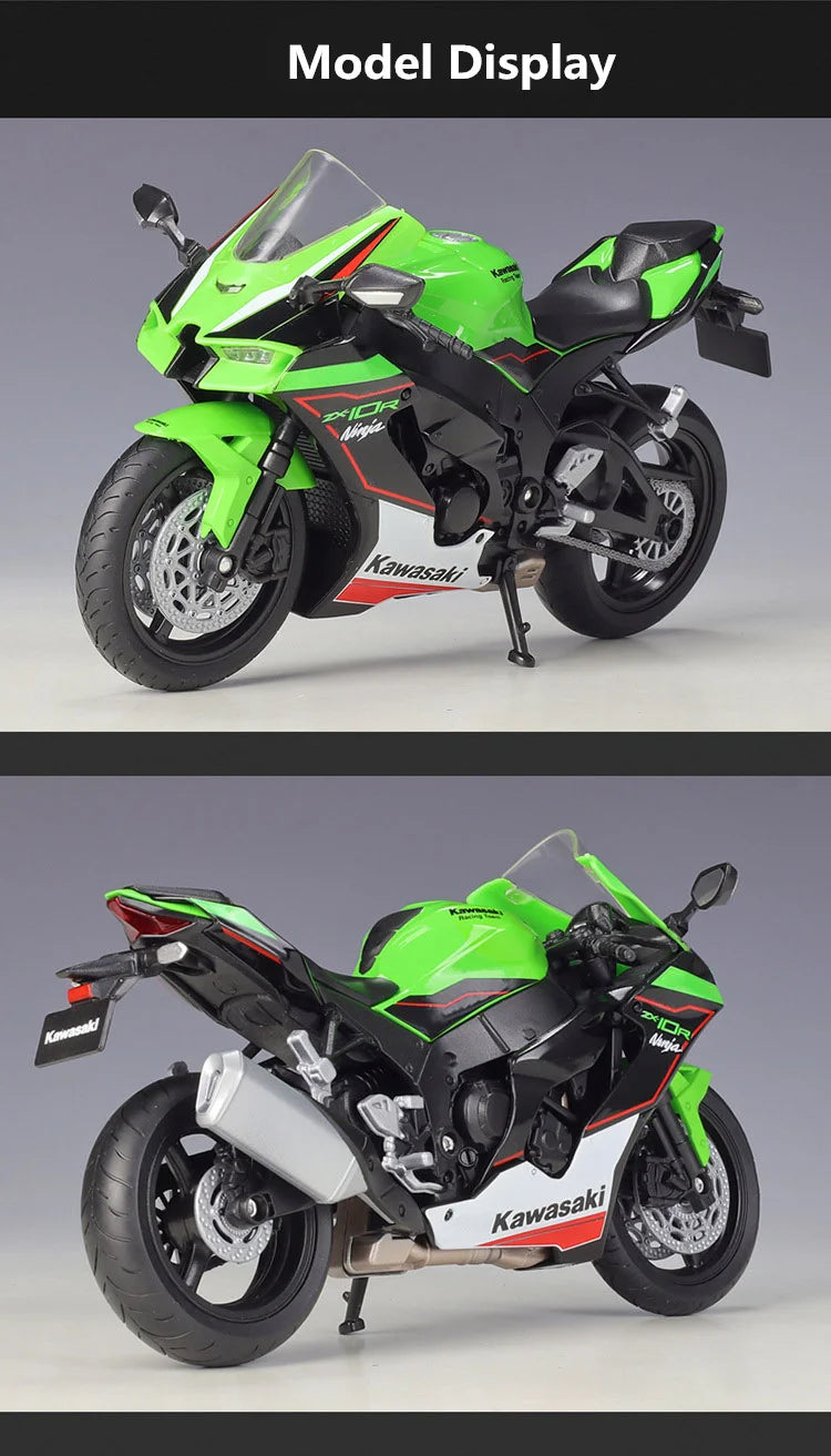 KAWASAKI NINJA ZX-10R - Moto de aleación 1:12
