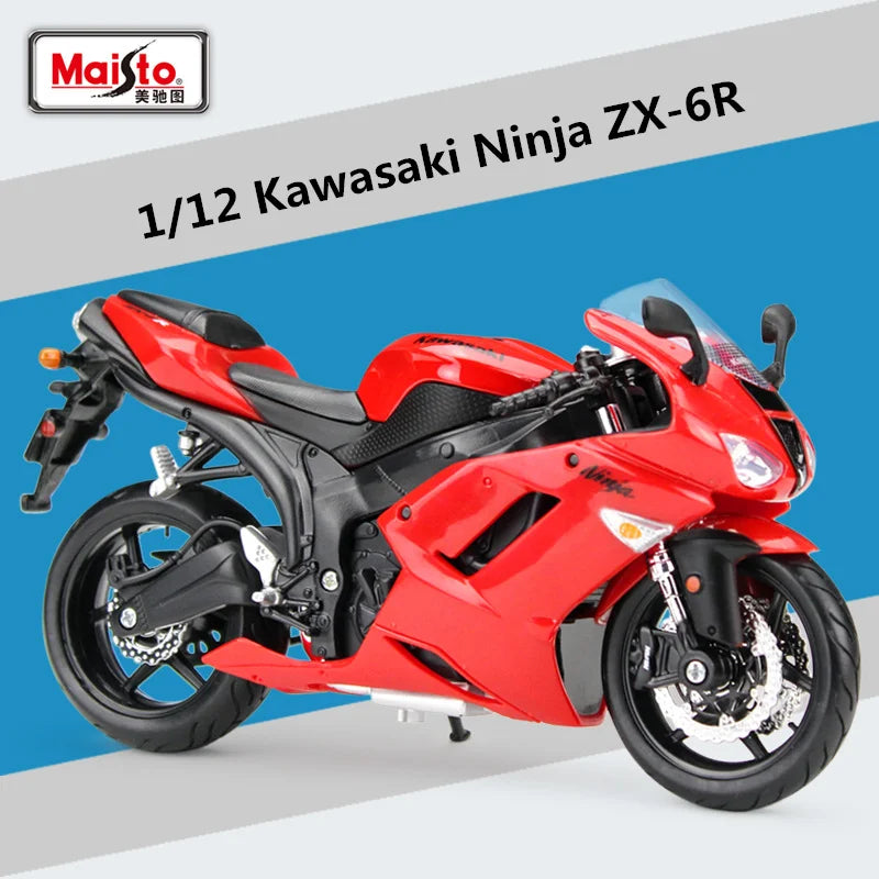 KAWASAKI NINJA ZX6R - Moto de aleación 1:12