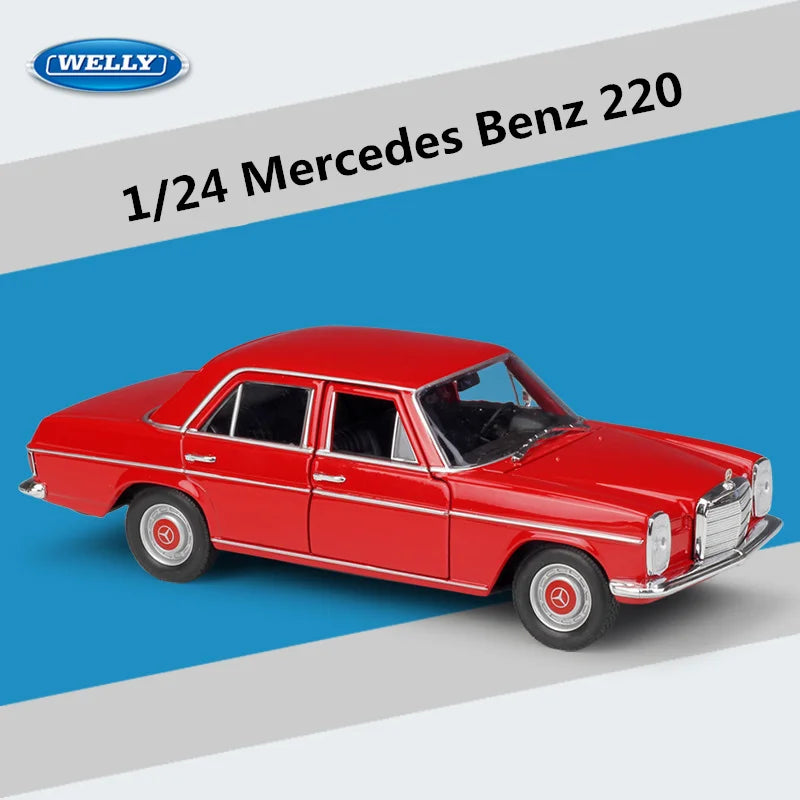 MERCEDES BENZ 220 - Coche de aleación 1:24