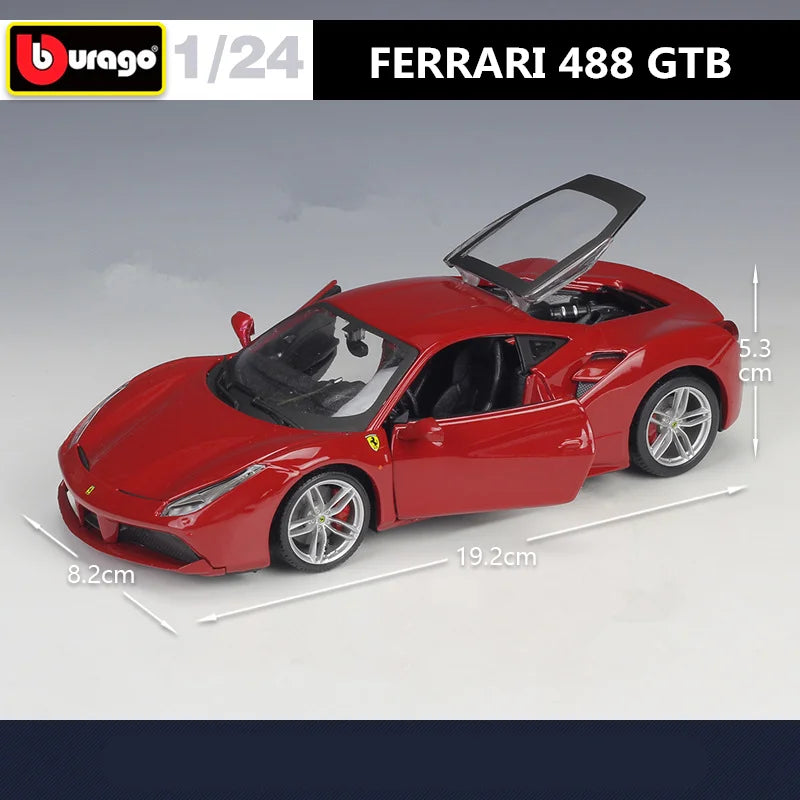 FERRARI 488 GTB - Coche de aleación 1:24