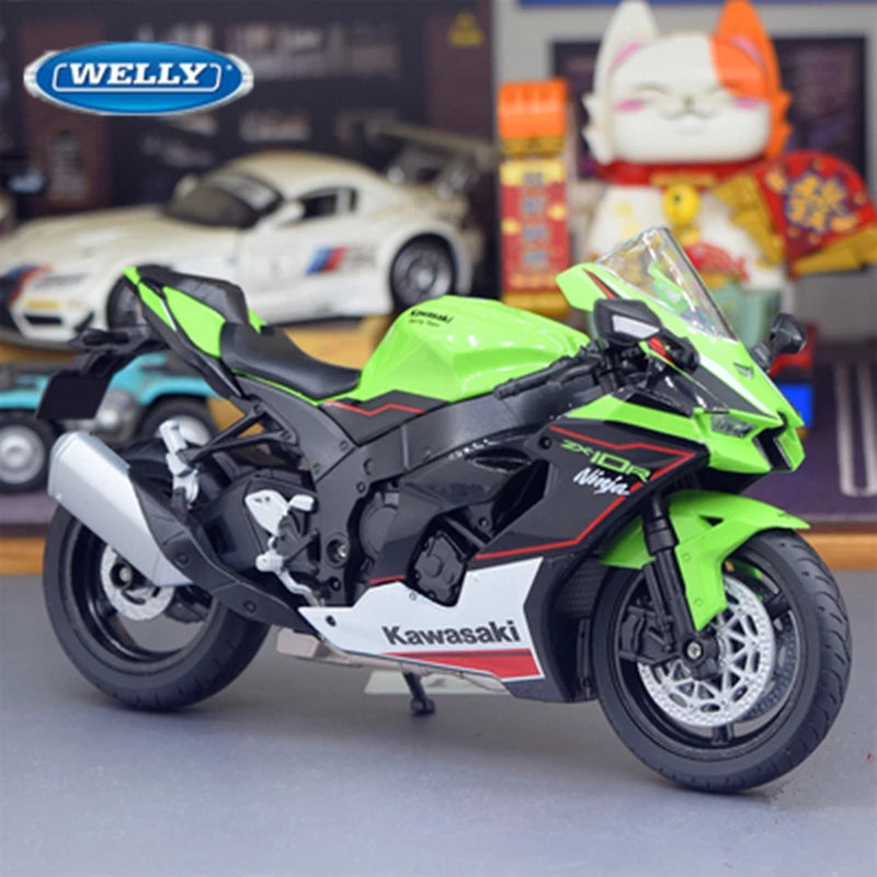 KAWASAKI NINJA ZX-10R - Moto de aleación 1:12