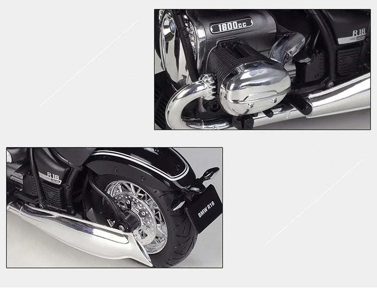 BMW R18 - Moto de aleación 1:12