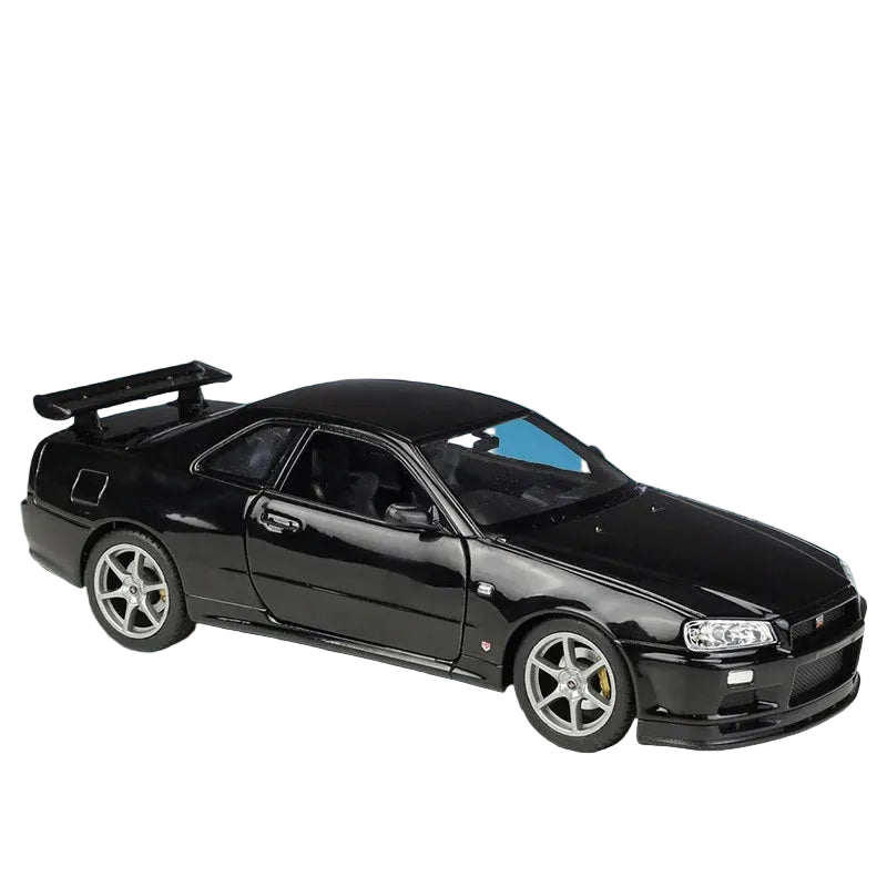 NISSAN SKYLINE GTR R34 - COCHE DE ALEACIÓN 1:24