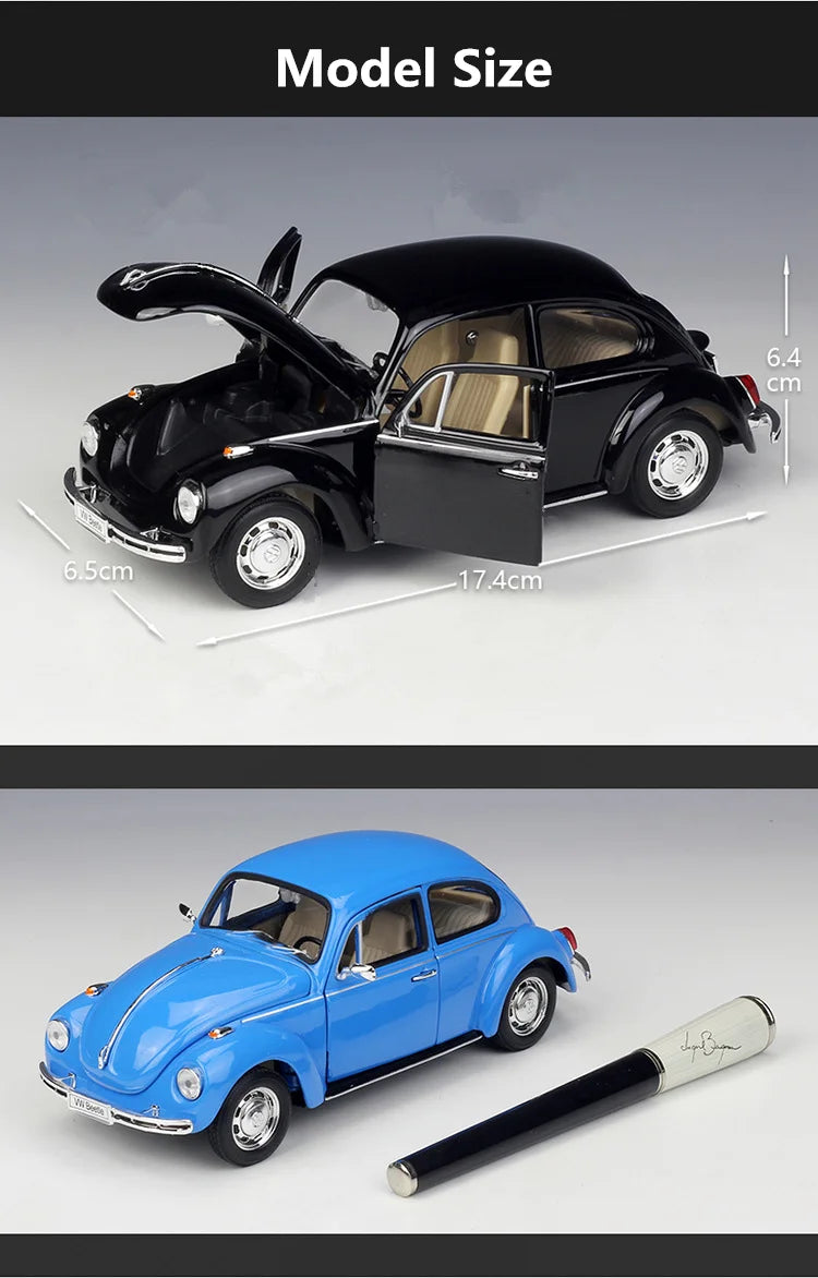 VOLKSWAGEN BEETLE - Coche de aleación 1:24