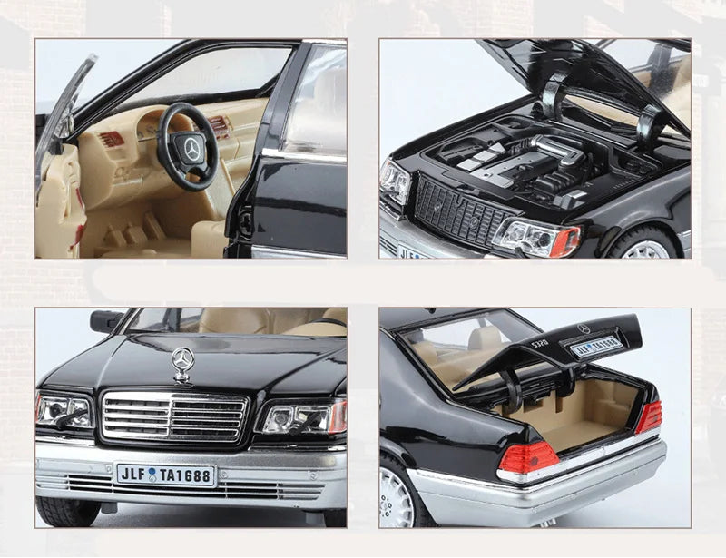 MERCEDES S320 W140 - COCHE DE ALEACIÓN 1:24