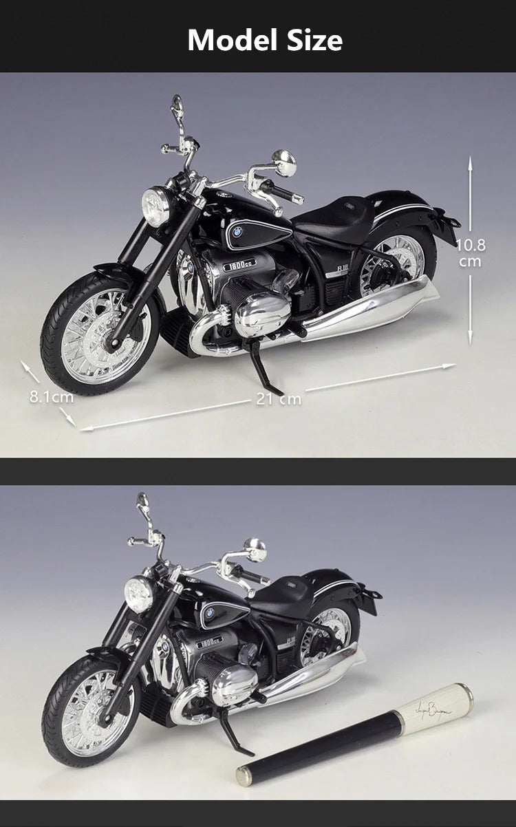 BMW R18 - Moto de aleación 1:12