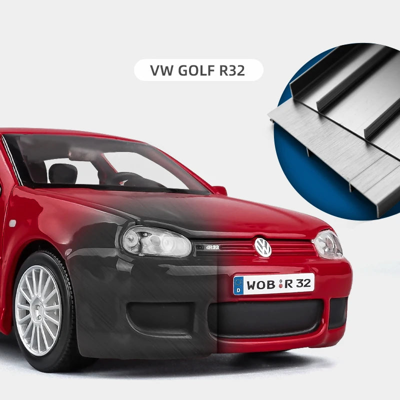 VOLKSWAGEN GOLF GTI R32 - Coche de aleación 1:24