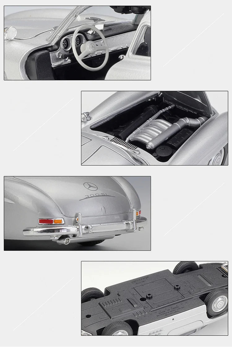 MERCEDES BENZ 300SL - Coche de aleación 1:24