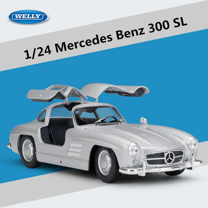 MERCEDES BENZ 300SL - Coche de aleación 1:24